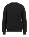 Roberto Collina Man Sweater Black Size L Cotton, Nylon, Elastane