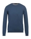 Roberto Collina Man Sweater Azure Size 38 Cotton In Blue