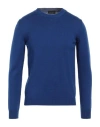 Roberto Collina Man Sweater Blue Size 44 Merino Wool