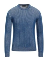 Roberto Collina Man Sweater Blue Size 44 Wool, Alpaca Wool