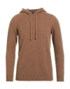 Roberto Collina Man Sweater Brown Size 42 Cashmere, Baby Alpaca Wool