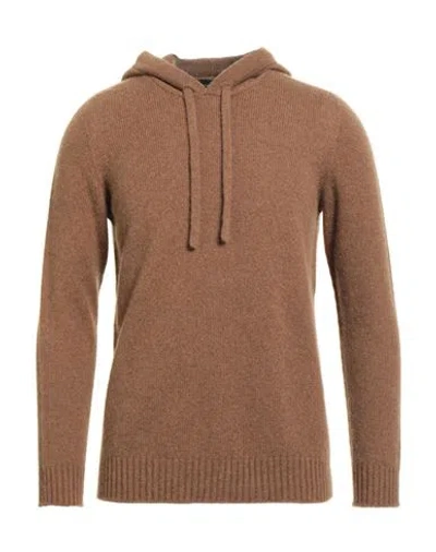 Roberto Collina Man Sweater Brown Size 42 Cashmere, Baby Alpaca Wool
