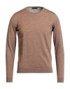 Roberto Collina Man Sweater Brown Size 44 Merino Wool