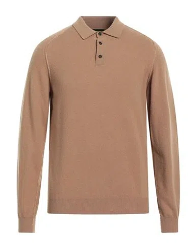 ROBERTO COLLINA ROBERTO COLLINA MAN SWEATER CAMEL SIZE 38 MERINO WOOL, CASHMERE