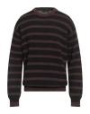 Roberto Collina Man Sweater Chocolate Brown Size 38 Wool, Baby Alpaca Wool