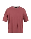 Roberto Collina Thisrt Ss In Brown