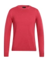 Roberto Collina Man Sweater Garnet Size 44 Merino Wool In Red