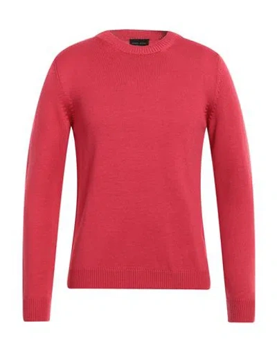 ROBERTO COLLINA ROBERTO COLLINA MAN SWEATER CORAL SIZE 42 MERINO WOOL
