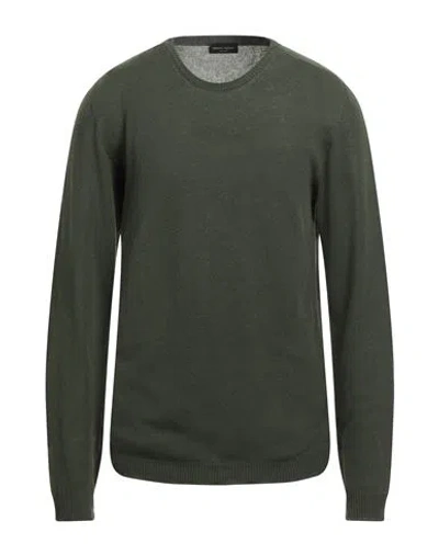Roberto Collina Man Sweater Dark Green Size 42 Cashmere