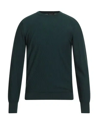 ROBERTO COLLINA ROBERTO COLLINA MAN SWEATER DARK GREEN SIZE 44 MERINO WOOL