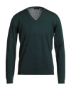 Roberto Collina Man Sweater Dark Green Size 44 Merino Wool