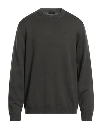 Roberto Collina Man Sweater Dark Green Size 44 Merino Wool In Green
