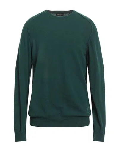 ROBERTO COLLINA ROBERTO COLLINA MAN SWEATER DARK GREEN SIZE 44 MERINO WOOL, CASHMERE