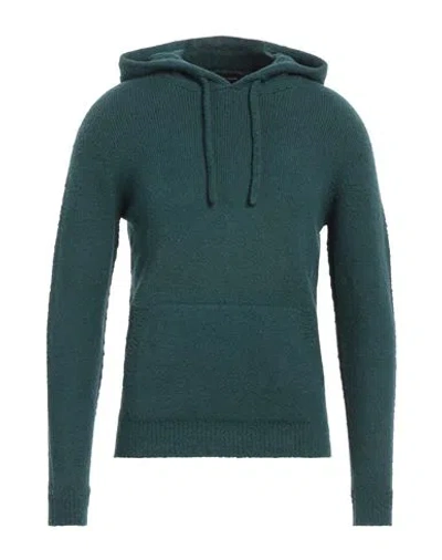 Roberto Collina Man Sweater Deep Jade Size 38 Cotton, Nylon, Elastane In Green