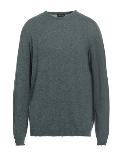 Roberto Collina Man Sweater Deep Teal Size 44 Cashmere In Green