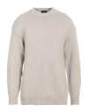 Roberto Collina Man Sweater Dove Grey Size 40 Baby Alpaca Wool, Nylon, Wool