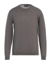 Roberto Collina Man Sweater Dove Grey Size 42 Merino Wool In Grey