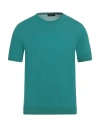Roberto Collina Man Sweater Emerald Green Size 36 Cotton