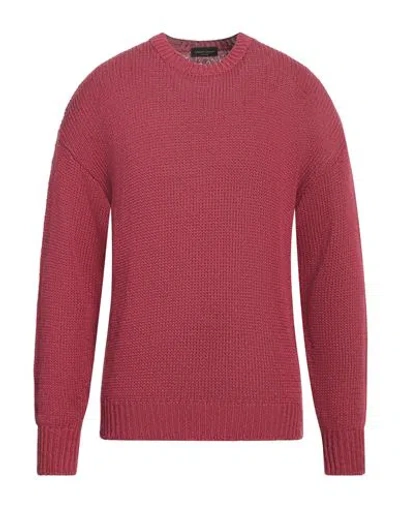 Roberto Collina Man Sweater Garnet Size 38 Cotton In Red