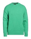 Roberto Collina Man Sweater Green Size 38 Baby Alpaca Wool, Nylon, Wool