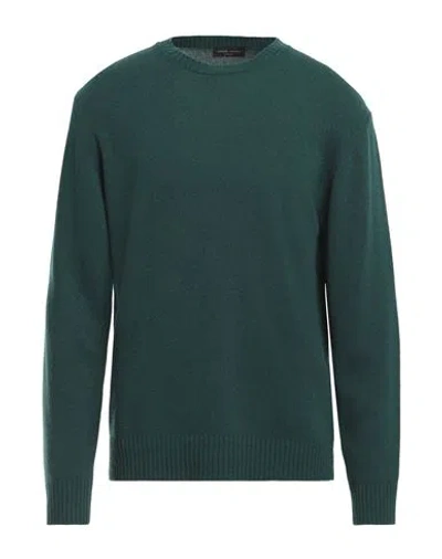 Roberto Collina Man Sweater Green Size 38 Merino Wool, Cashmere