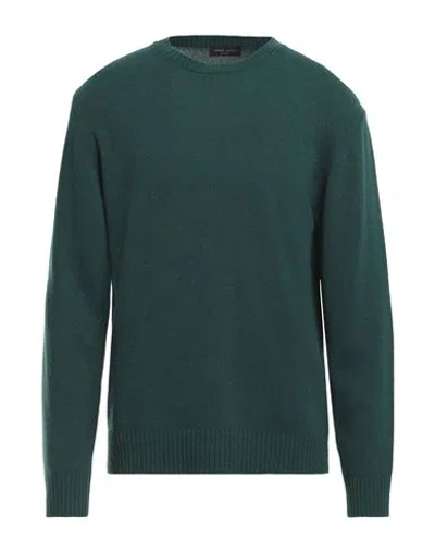 Roberto Collina Man Sweater Green Size 44 Merino Wool, Cashmere