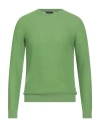 Roberto Collina Man Sweater Green Size 38 Virgin Wool In Green