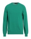 Roberto Collina Man Sweater Green Size 38 Wool, Cashmere