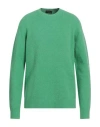 Roberto Collina Man Sweater Green Size 42 Cotton, Nylon, Elastane