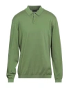 Roberto Collina Man Sweater Green Size 44 Cotton