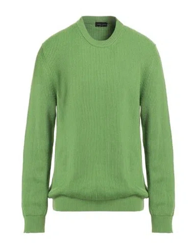 Roberto Collina Man Sweater Green Size 44 Merino Wool