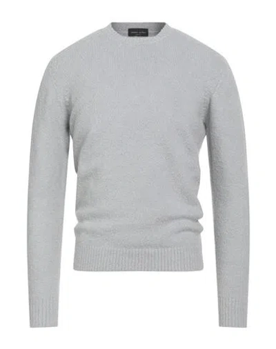ROBERTO COLLINA ROBERTO COLLINA MAN SWEATER GREY SIZE 36 COTTON, NYLON, ELASTANE