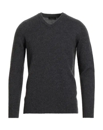 Roberto Collina Man Sweater Grey Size 38 Cashmere, Alpaca Wool