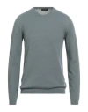 Roberto Collina Man Sweater Grey Size 40 Cashmere In Gray