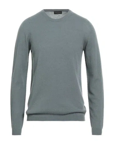 Roberto Collina Man Sweater Grey Size 40 Cashmere In Gray