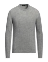 Roberto Collina Man Sweater Grey Size 36 Wool, Alpaca Wool