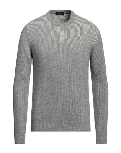 Roberto Collina Man Sweater Grey Size 40 Wool, Alpaca Wool