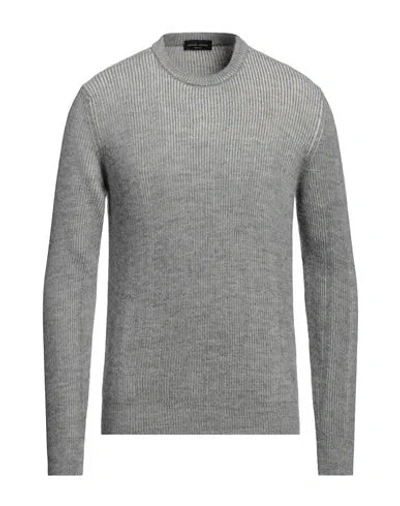 Roberto Collina Man Sweater Grey Size 36 Wool, Alpaca Wool