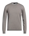 Roberto Collina Man Sweater Grey Size 40 Merino Wool