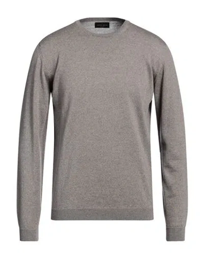 Roberto Collina Man Sweater Grey Size 40 Merino Wool In Grey