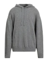 Roberto Collina Man Sweater Grey Size 44 Merino Wool, Cashmere