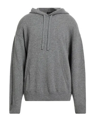 Roberto Collina Man Sweater Grey Size 44 Merino Wool, Cashmere