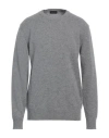 Roberto Collina Man Sweater Grey Size 44 Merino Wool, Cashmere
