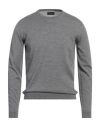 Roberto Collina Man Sweater Grey Size 46 Merino Wool