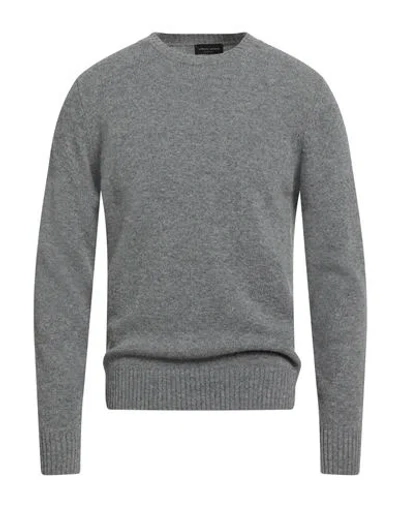 Roberto Collina Man Sweater Grey Size 46 Wool, Cashmere