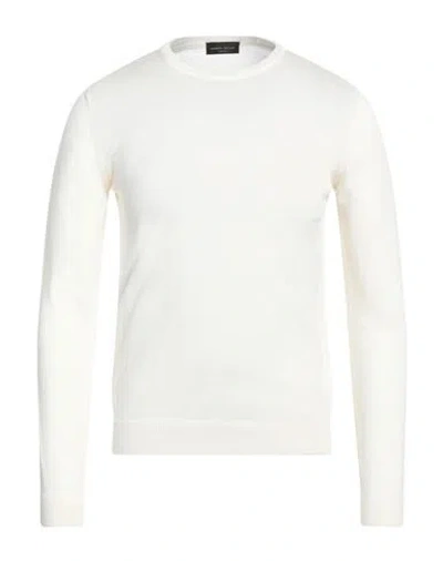 ROBERTO COLLINA ROBERTO COLLINA MAN SWEATER IVORY SIZE 36 WOOL