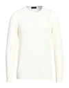 Roberto Collina Crew Neck Long Sleeve Sweater In White