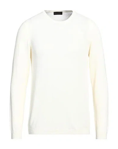 ROBERTO COLLINA ROBERTO COLLINA MAN SWEATER IVORY SIZE 40 COTTON, POLYAMIDE