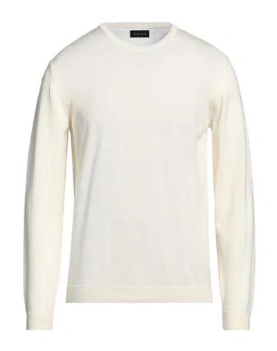 ROBERTO COLLINA ROBERTO COLLINA MAN SWEATER IVORY SIZE 42 MERINO WOOL
