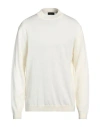 Roberto Collina Man Sweater Ivory Size 46 Merino Wool In White